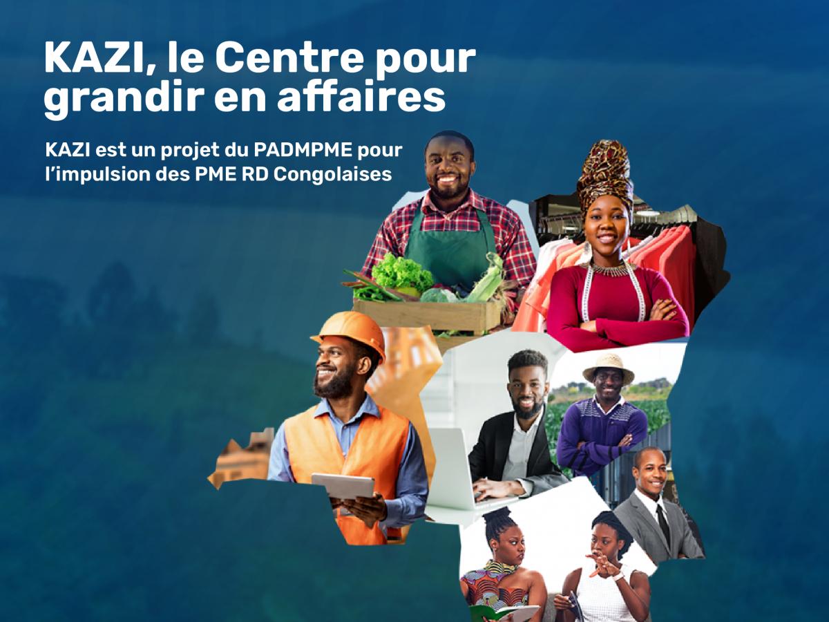 image illustrant les differents metier des centres de PME RD Congolaise